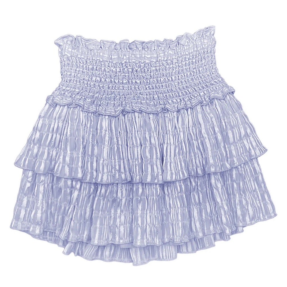 KATIE J NYC Tween Talia Lurex skirt- Lilac